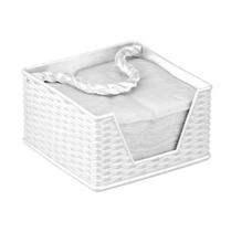 Porta Guardanapos Rattan Plástico Resistente com Trava Porta Guardanapos Rattan Plástico Resistente com Trava