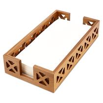 Porta-guardanapos Renawe Acacia Wood 24x14x5 cm Toalhas de hóspedes Porta-guardanapos Renawe Acacia Wood 24x14x5 cm Toalhas de hóspedes