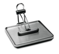 Porta-guardanapos simplehuman Quick Grip em aço inoxidável Porta-guardanapos simplehuman Quick Grip em aço inoxidável
