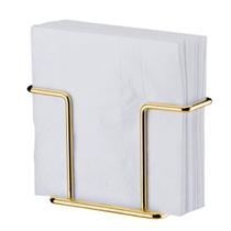 Porta Guardanapos Suporte Papel Aço Brilhante Dourado Mesa Café Future Porta Guardanapos Suporte Papel Aço Brilhante Dourado Mesa Café Future
