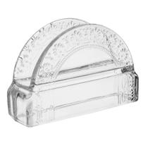 Porta Guardanapos Wolff Mauve 12,5cm x 4cm x 8,5cm Cristal Porta Guardanapos Wolff Mauve 12,5cm x 4cm x 8,5cm Cristal