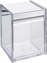 Porta haste flex algodão quadrata cristal - brinox Porta haste flex algodão quadrata cristal - brinox