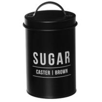 Porta Herméticos Açúcar Condimentos Decoração 800ml Preto