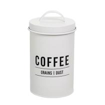 Porta Herméticos Café Condimentos Decoração 1,5L Organizador Lata Aço Mantimento Porta Herméticos Café Condimentos Decoração 1,5L Organizador Lata Aço Mantimento