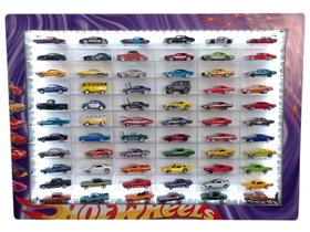 Porta Hot Wheels P/66 Carrinhos Mdf Adesivado Estante Led