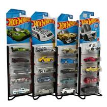 Porta Hotweels na caixa Suporte Vertical Cor:Cinza