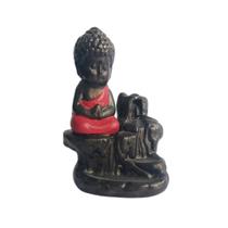 Porta Incenso Cascata Buda Marrom - Vermelho - Hadu Esotéricos e Religiosos Porta Incenso Cascata Buda Marrom - Vermelho - Hadu Esotéricos e Religiosos