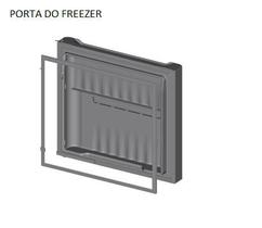 Porta Inox Freezer A02329902 Dm84X Dm85X Dm86X Electrolux