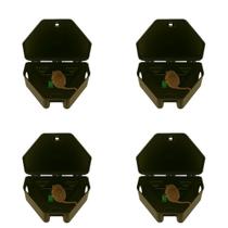 Porta Isca com Trava Resistente Para Uso Interno e Externo 4pç Porta Isca com Trava Resistente Para Uso Interno e Externo 4pç