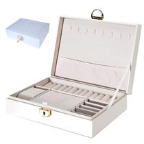 Porta Joia Brinco Anel Pulseira Cordao Relogio Estojo Caixa Organizaçao Mesa Penteadeira Resistente Estiloso