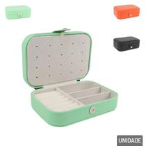 Porta Joia Pu E Flanela 6x16cm Retangular Color Tgs0390 A Unid