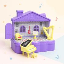 Porta joias - Casinha dos Sonhos - SALA MUSICA -É linda e se transforma em um porta joias encantador