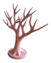 Porta Joias E Bijuterias Organizador Colar Anel Arvore Rosa Porta Joias E Bijuterias Organizador Colar Anel Arvore Rosa