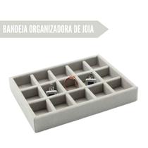 Porta Joias em Veludo para Organização Super Prático para Joias, Semi-Jóias e Bijuterias - Farmel