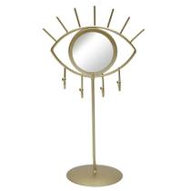 Porta Jóias - Espelho Olho Dourado - L3 Store