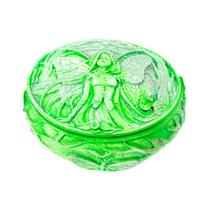 Porta Joias Fada Verde 9 cm em Resina