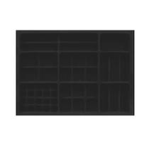 Porta Joias (L 632mm C 453mm A 45mm) PJ10 Preto Moldplast PRETO