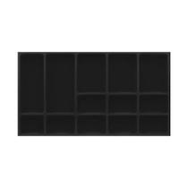 Porta Joias (L 663mm C 365mm A 40mm) PJ01 Preto Moldplast PRETO