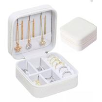 Porta Jóias Portátil Viagem Couro Estojo Pequeno Colar Brinco Moeda Relógio Bijuteria 066