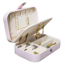 Porta Jóias Portátil Viagem Estojo Maleta Caixa Linda - BS7 COMPROU