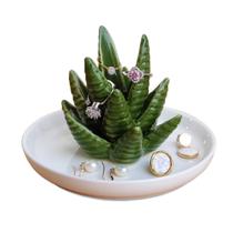 Porta-joias PUDDING CABIN Aloe Ring Dish 10x13cm