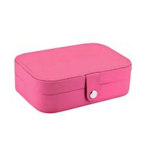 Porta Joias Retangular Médio Com Divisórias Portátil MS-13