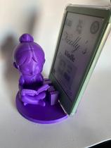 Porta Kindle Decorativo em Impressão 3D Suporte para Kindle Presente para Leitores Para Book L Porta Kindle Decorativo em Impressão 3D Suporte para Kindle Presente para Leitores Para Book L