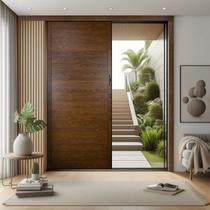 Porta Lambri de Correr de Aluminio 215x100cm Suspensa