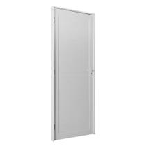 Porta Lambri Fechadura Alumínio Branco Esquerda 210x80x8,6cm Topsul