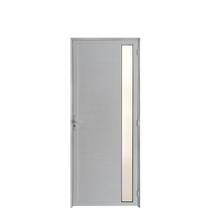 Porta Lambril 2.10 x 1.00 Com Visor e Fechadura Alumínio Branco Lado Direito - Hale Porta Lambril 2.10 x 1.00 Com Visor e Fechadura Alumínio Branco Lado Direito - Hale