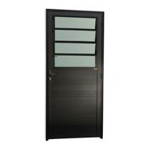 Porta Lambril Basculante Super 25 Vidro Boreal 210cm x 86cm Brimak Abertura Esquerda Preto Porta Lambril Basculante Super 25 Vidro Boreal 210cm x 86cm Brimak Abertura Esquerda Preto