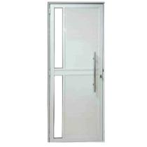 Porta Lambril Branca Com Puxador e Visor Linha 25 - LUX:2.10x80 Porta Lambril Branca Com Puxador e Visor Linha 25 - LUX:2.10x80