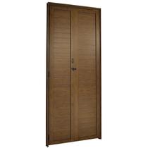 Porta Lambril Camarão 210x90cm Fortsul Esquadrisul Abertura Esquerda