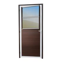 Porta Lambril com Grade Super 25 Vidro Reflex 210cm X 86cm Brimak Abertura Direita Porta Lambril com Grade Super 25 Vidro Reflex 210cm X 86cm Brimak Abertura Direita
