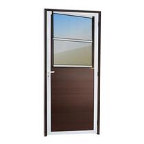 Porta Lambril com Grade Super 25 Vidro Reflex 210cm X 86cm Brimak Abertura Esquerda Porta Lambril com Grade Super 25 Vidro Reflex 210cm X 86cm Brimak Abertura Esquerda
