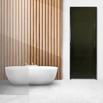 Porta Lambril com Maçaneta e Fechadura de Banheiro Linha Veneza 210 X 80 Lado Direito