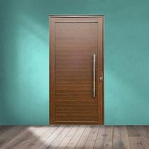 Porta Lambril com Puxador Linha Roma 210x90 Amadeirada Lado Esquerdo Porta Lambril com Puxador Linha Roma 210x90 Amadeirada Lado Esquerdo