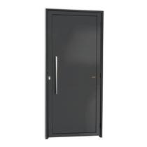 Porta Lambril com Puxador Super 25 210cm x 90cm Brimak Abertura Esquerda Cinza Porta Lambril com Puxador Super 25 210cm x 90cm Brimak Abertura Esquerda Cinza