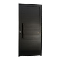 Porta Lambril com Puxador Super 25 210cm x 90cm Brimak Abertura Esquerda Preto Porta Lambril com Puxador Super 25 210cm x 90cm Brimak Abertura Esquerda Preto