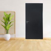 Porta Lambril de Alumínio 210 x 100cm com Maçaneta Premium Linha 30 Abertura Direita Preto Esquadrias Bergamo Porta Lambril de Alumínio 210 x 100cm com Maçaneta Premium Linha 30 Abertura Direita Preto Esquadrias Bergamo