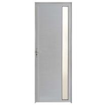 Porta Lambril de Alumínio Branco com Visor Hale Esquadrias - Lado Direito - 2.10 (A) X 0.80 (L) Porta Lambril de Alumínio Branco com Visor Hale Esquadrias - Lado Direito - 2.10 (A) X 0.80 (L)