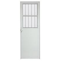 Porta Lambril de Alumínio Branco Social CMC Classic - Lado Direito - 2.10 (A) X 0.80 (L) Porta Lambril de Alumínio Branco Social CMC Classic - Lado Direito - 2.10 (A) X 0.80 (L)