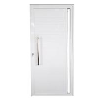 Porta Lambril de Alumínio Direita 210 x 80cm com Visor Linha Veneza Esquadrias Bergamo