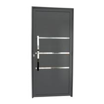 Porta Lambril Evolution com Puxador Super 25 210cm X 100cm Brimak Abertura Esquerda Porta Lambril Evolution com Puxador Super 25 210cm X 100cm Brimak Abertura Esquerda