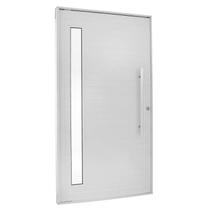 Porta Lambril Pivotante com Puxador e Visor Topsul 220x120cm Esquadrisul Abertura Esquerda Branco