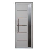 Porta Lambril Solara com Visor e Puxador 90 x 2.10 Branca Lado Direito Hale Porta Lambril Solara com Visor e Puxador 90 x 2.10 Branca Lado Direito Hale