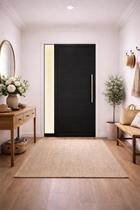 Porta Lambril Vidro Lateral Alumínio Preto Com Puxador 210X100 Lado Esquerdo Porta Lambril Vidro Lateral Alumínio Preto Com Puxador 210X100 Lado Esquerdo