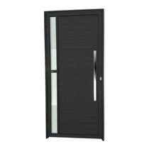 Porta Lambril Visione com Puxador Super 210cm x 100cm Brimak Abertura Direita Preto Porta Lambril Visione com Puxador Super 210cm x 100cm Brimak Abertura Direita Preto