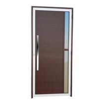 Porta Lambril Visione com Puxador Super 210cm x 90cm Brimak Abertura Esquerda Mix Corten Porta Lambril Visione com Puxador Super 210cm x 90cm Brimak Abertura Esquerda Mix Corten