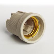 Porta Lampada Ceramico E27 Com Borne Plaf - Enerbras